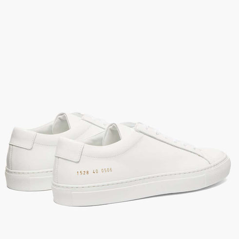 Common Projects Original Achilles Leather Trainers Low White